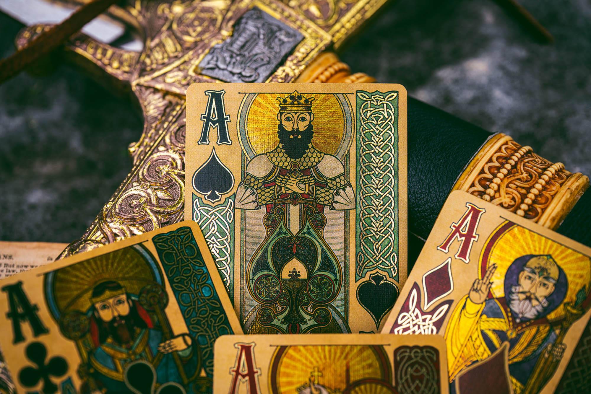 Arthurian Playing Cards - Holy Grail Edition | Premium Collectible Deck | Medieval Theme | Perfect for Magic Tricks, Poker Nights & Gift Giving