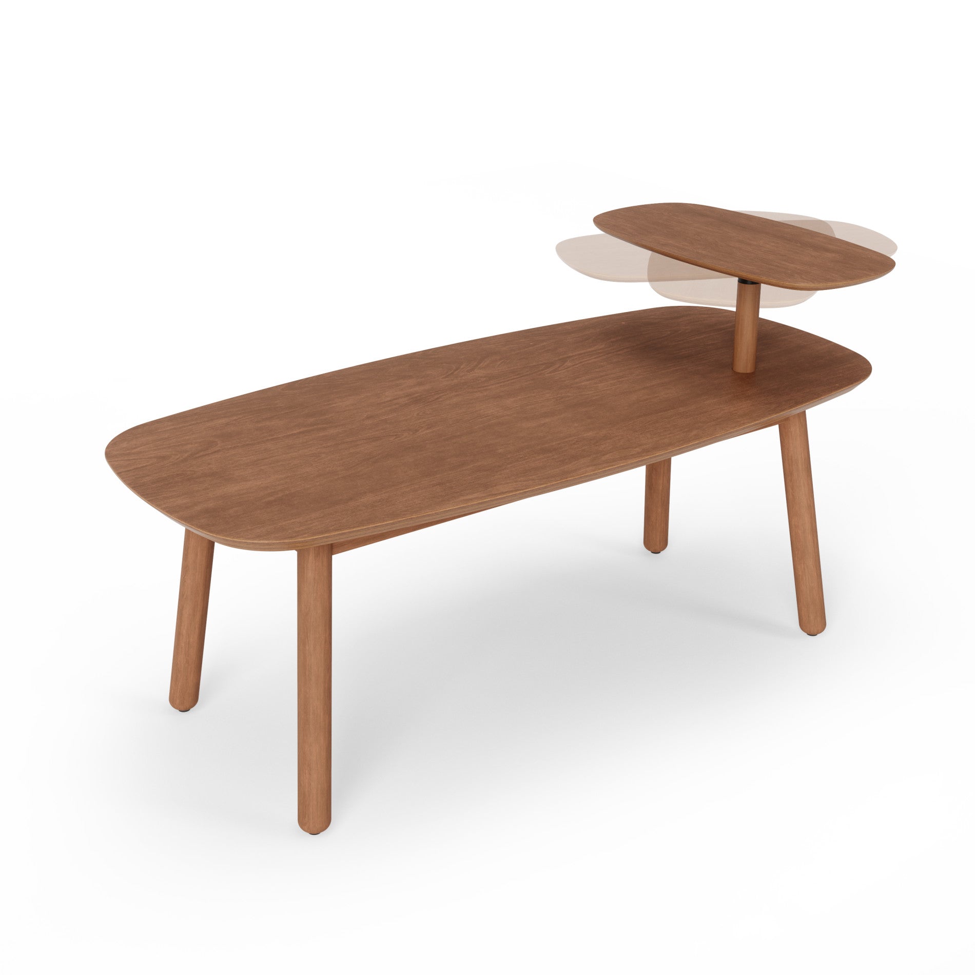 Swivo Modern Coffee Table - Stylish Living Room Furniture for Small Spaces - Perfect for Apartments, Dorms & Home Decor