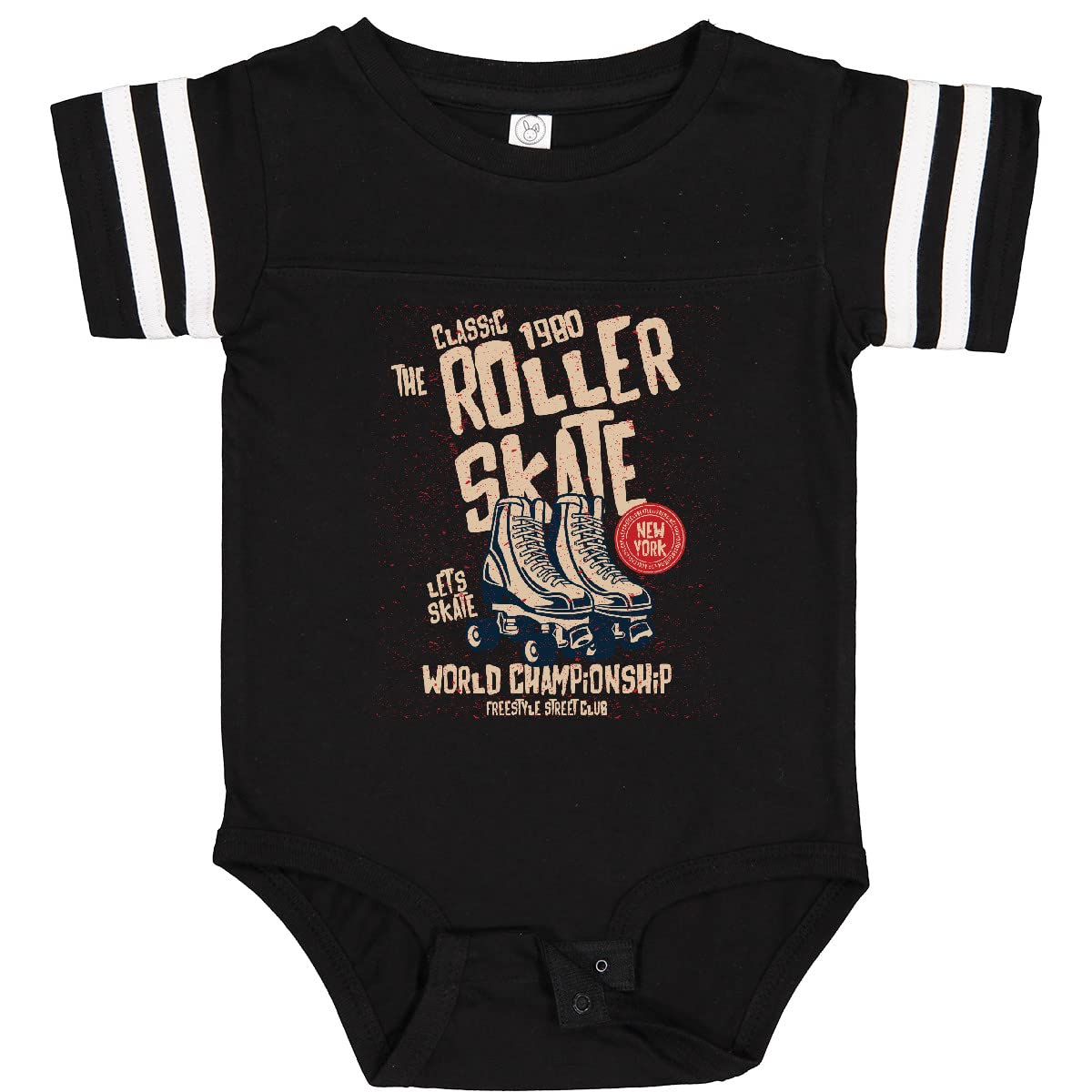 Inktastic Roller Skate Baby Bodysuit - Cute & Comfortable Infant Onesie for Skating Enthusiasts - Perfect for Birthday Gifts, Photo Shoots & Playtime