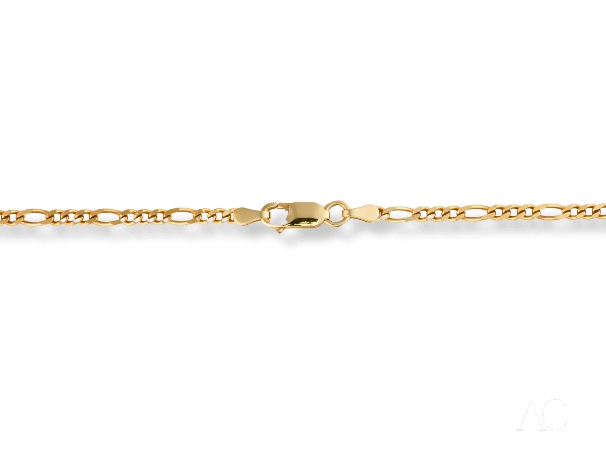 Eternal Prestige 18K Gold Figaro Chain for Men & Women - Luxury Italian Jewelry Gift for Birthday, Anniversary & Special Occasions