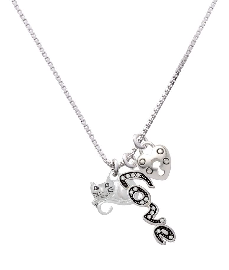 Delight Jewelry Curled Up Cat Pendant Necklace - 18