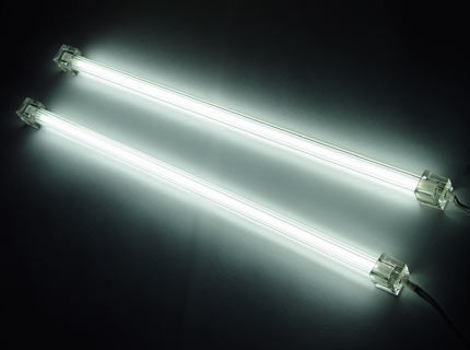 Logisys CLK8WT2 8-Inch Dual White Cold Cathode Light Kit for PC Case Modding & Gaming Setup