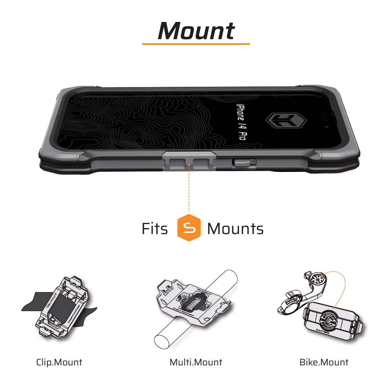 iPhone 14 Pro ENDVR Shockproof Phone Case - Premium USA Made Protective Cover for Everyday Use, Travel & Outdoor Activities