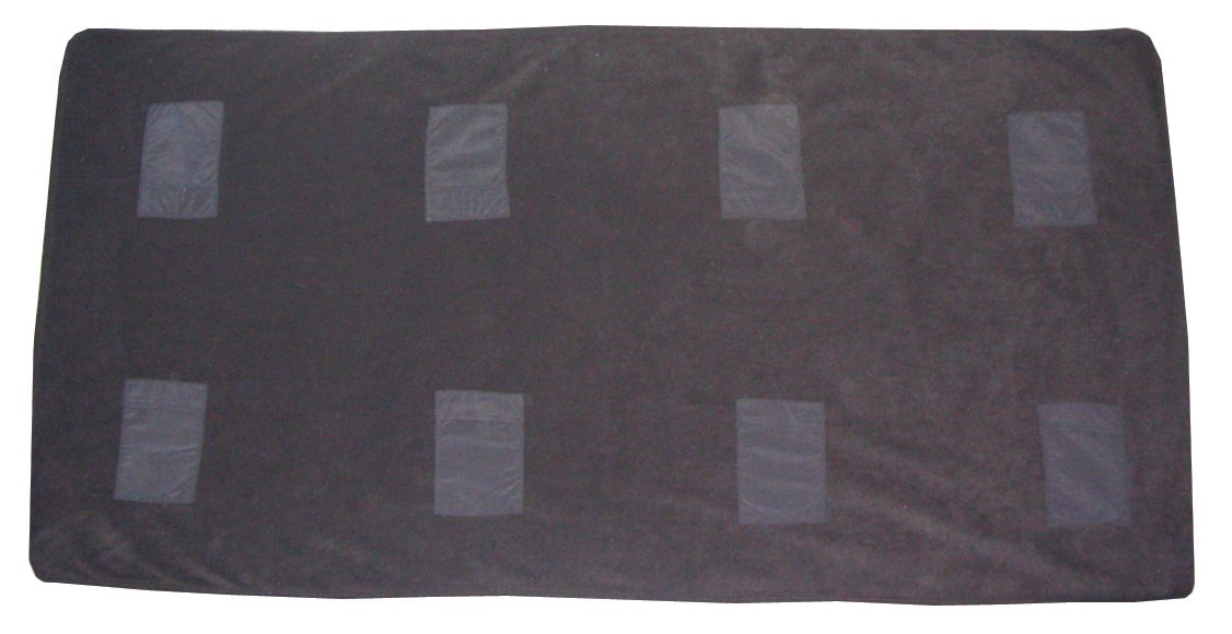 5511 Air Activated Heated Blanket - Soft & Cozy Electric Warming Throw for Winter - Perfect for Home, Office & Travel Use - Black