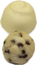 Scott's Cakes White Chocolate Chocolate Chip Marzipan Candies with Pink Foils - 1 Pound Fall Leaf Gift Box | Gourmet Holiday Treats for Christmas, Thanksgiving & Birthday Gifting