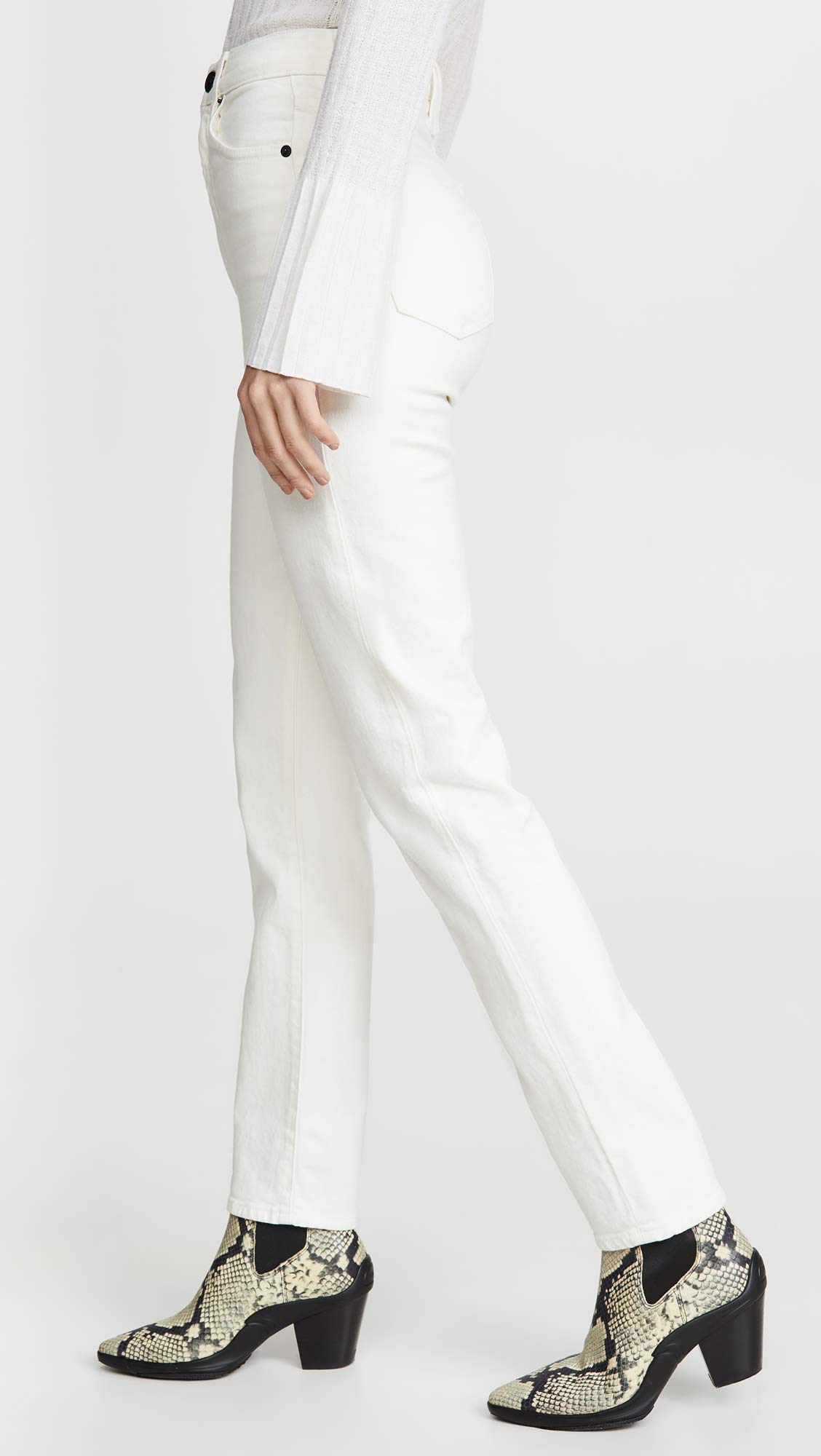 Women's High Waist Beatnik Jeans - Vintage Retro Stretch Denim Pants for Casual Wear & Everyday Outfits