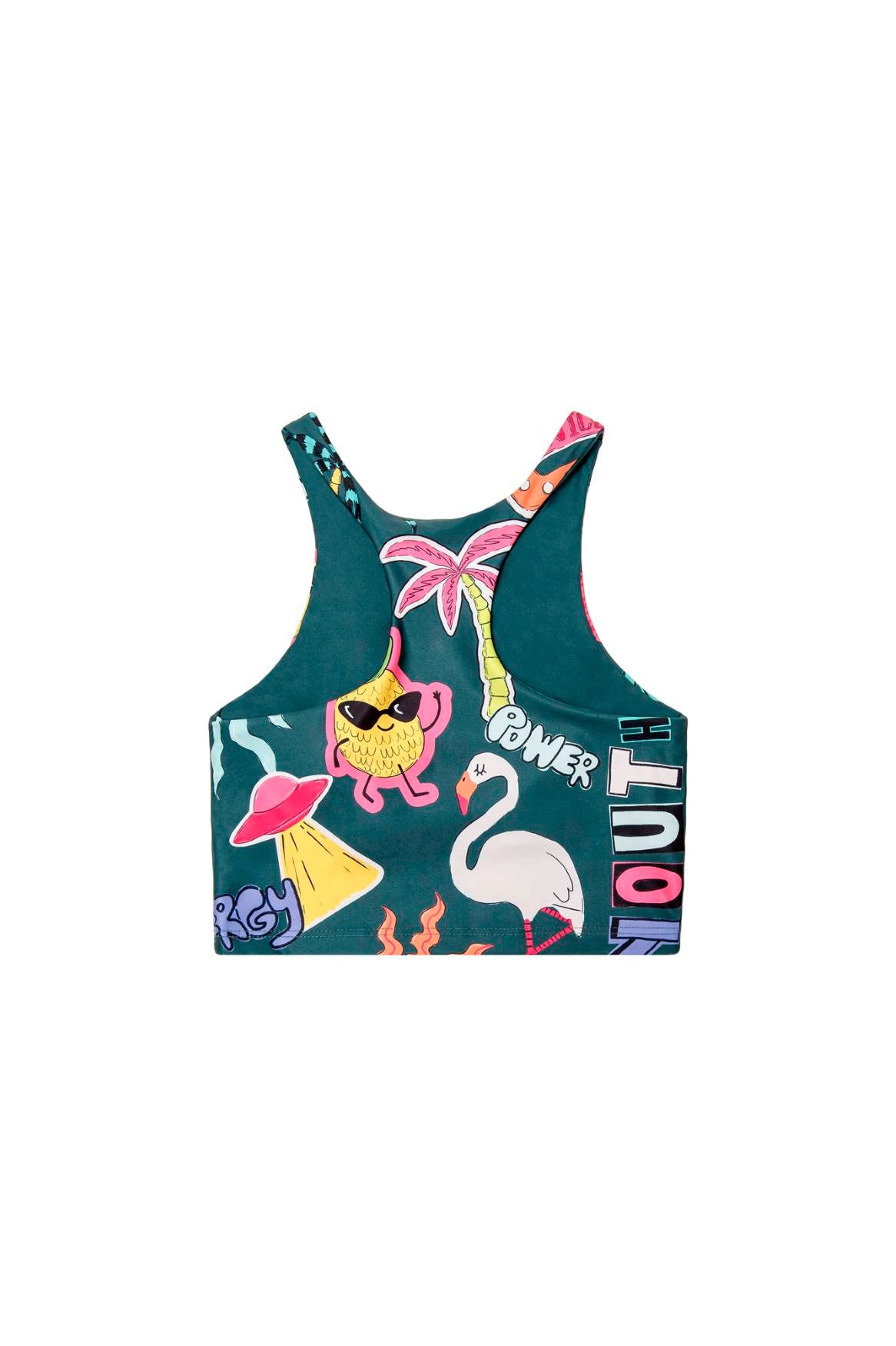 Plash Kids Crop Top Daz 13706 - Trendy Girls Summer T-Shirt for Casual Wear & Playdates