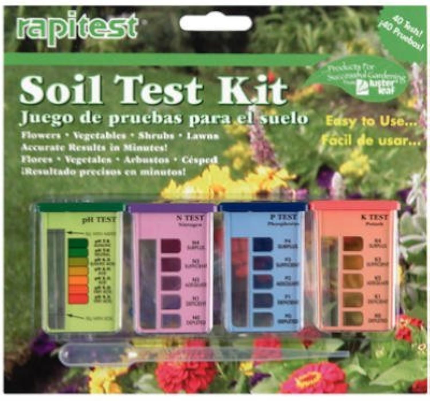 Professional Soil Test Kit for Plants - 3-in-1 pH, Moisture & Light Tester - Accurate Gardening Soil Analyzer for Indoor/Outdoor Plants, Lawn, Farm & Garden Care
