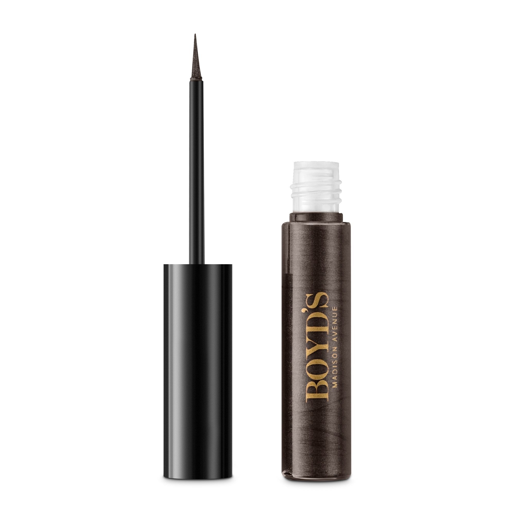 Boyd's Waterproof Liquid Eyeliner - Long Lasting Smudge Proof Makeup for Precise Winged Liner - Perfect for Daily Wear, Parties & Special Occasions