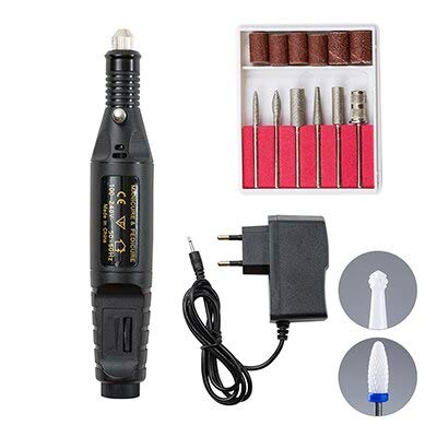 Professional Electric Nail Drill Kit - Portable Manicure & Pedicure Machine for Nail Art, Polishing & Grinding | Perfect for Home & Salon Use | Toe & Finger Nail Care (Set 3)