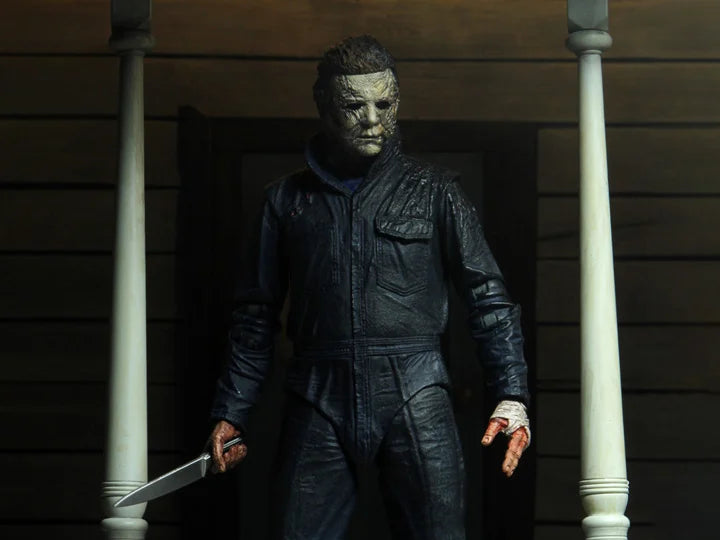 Halloween Kills Ultimate Michael Myers Action Figure - Collectible Horror Movie Character for Halloween Decor & Horror Fans Collection