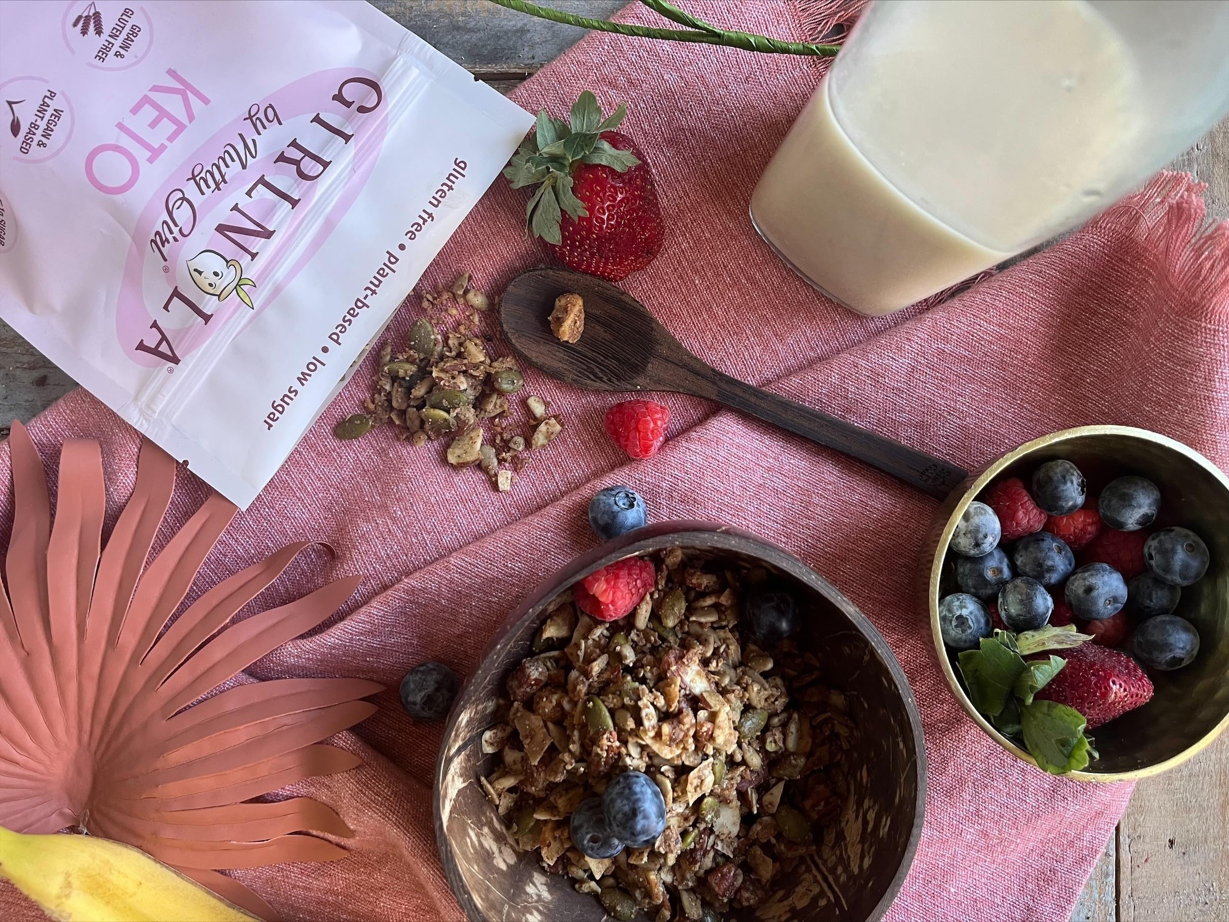Low Sugar Low Carb Keto Granola Cereal | Nut-oriously Original, 10 Lbs | Nutty Girl Keto Girlnola® | Healthy Breakfast & Snack for Weight Loss & Diabetic Diet
