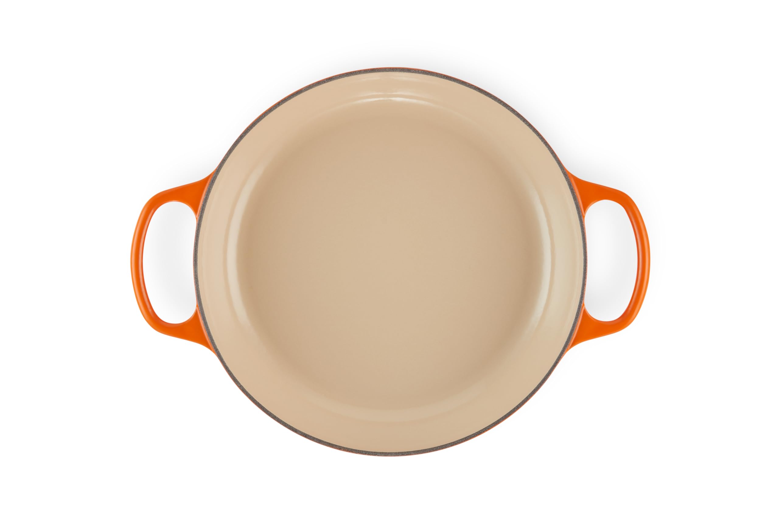 Le Creuset Enameled Cast Iron Signature Braiser 2.25 Quart - Flame Orange Dutch Oven for Braising, Roasting & Baking - Perfect for Stovetop, Oven & Table Serving