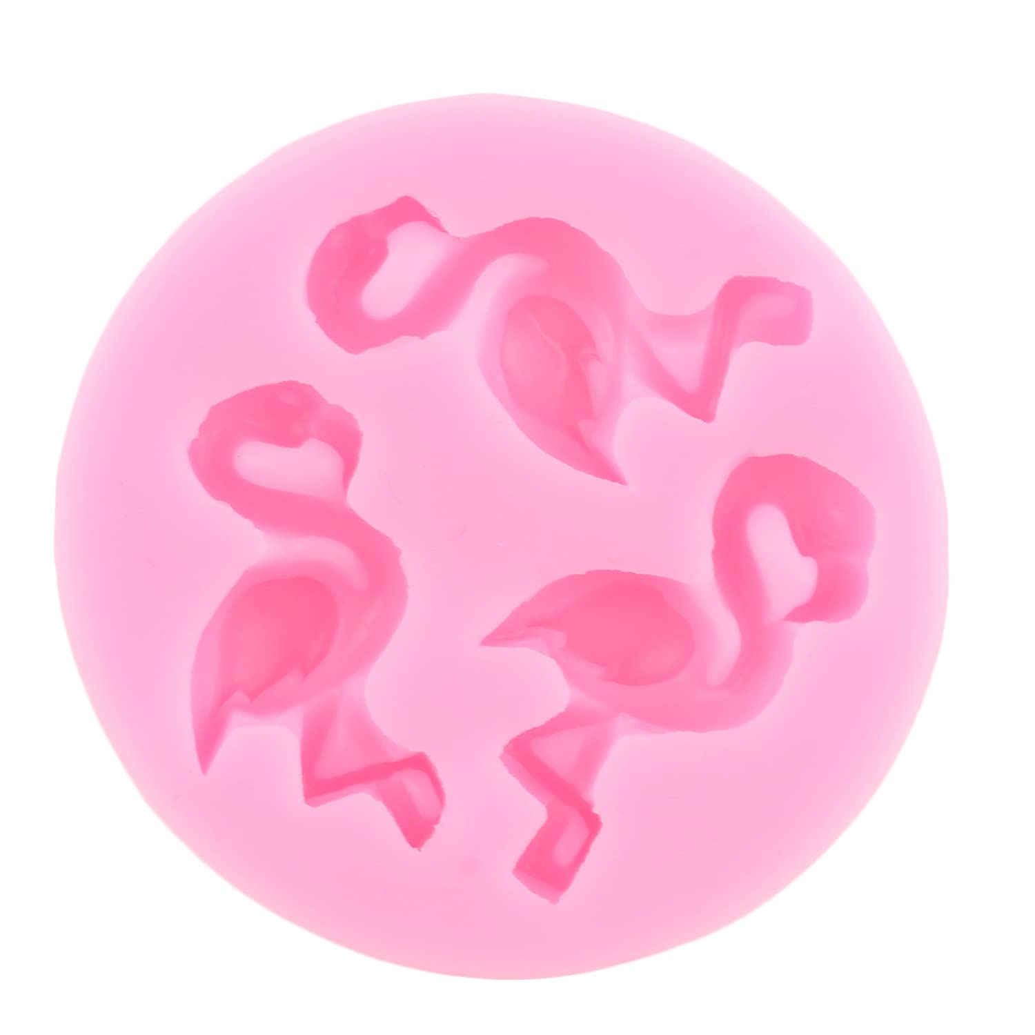 Flamingo Tropical Leaf Silicone Molds - Set of 4 for Cake Decorating, Chocolate, Candy & Resin Clay - Perfect for DIY Crafts, Baking & Party Decorations