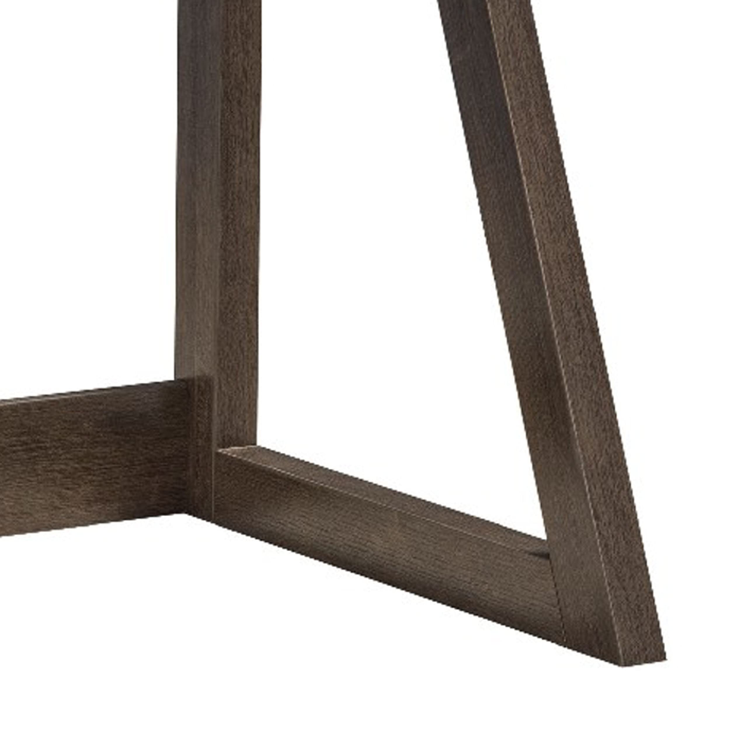 Benjara 36 Inch Ethan 1 Drawer Wooden Writing Desk - Brown Home Office Desk for Small Spaces, Study & Workstation