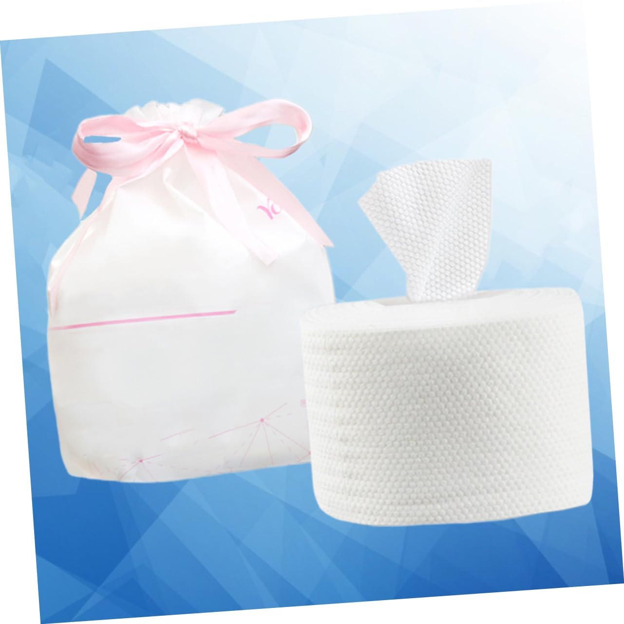 iPetboom 40-Pack Soft White Makeup Remover Towels & Washcloths - Gentle Reusable Cotton Wipes for Face Cleansing, Baby Care, Spa & Beauty Routine