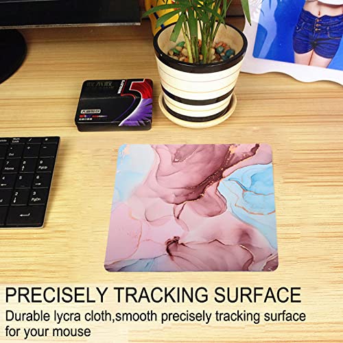Premium Non-Slip Gaming Mouse Pad with Marble Design - 9.5
