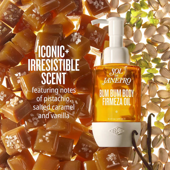 Sol de Janeiro Bum Bum Firmeza™ Firming & Anti-Inflammatory Body Oil – Skin Tightening & Cellulite Reduction for Legs, Arms & Stomach – Perfect for Post-Workout Recovery & Summer Glow