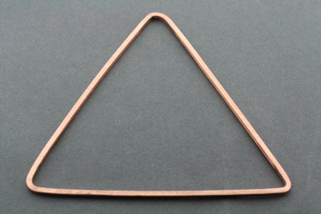 Elegant Narrow Triangle Bangle - Rose Gold Plated Women's Bracelet for Casual Wear & Special Occasions