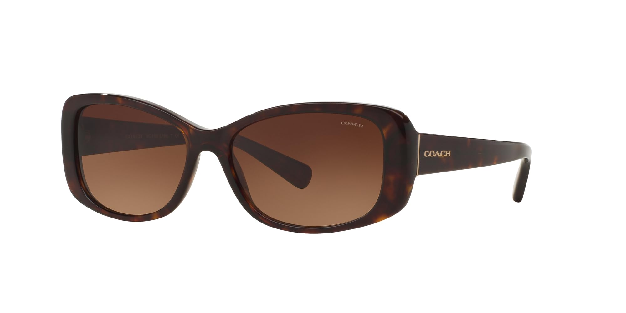 Coach Women's HC8168 Rectangular Sunglasses - UV Protection Fashion Shades for Driving, Beach & Outdoor Activities