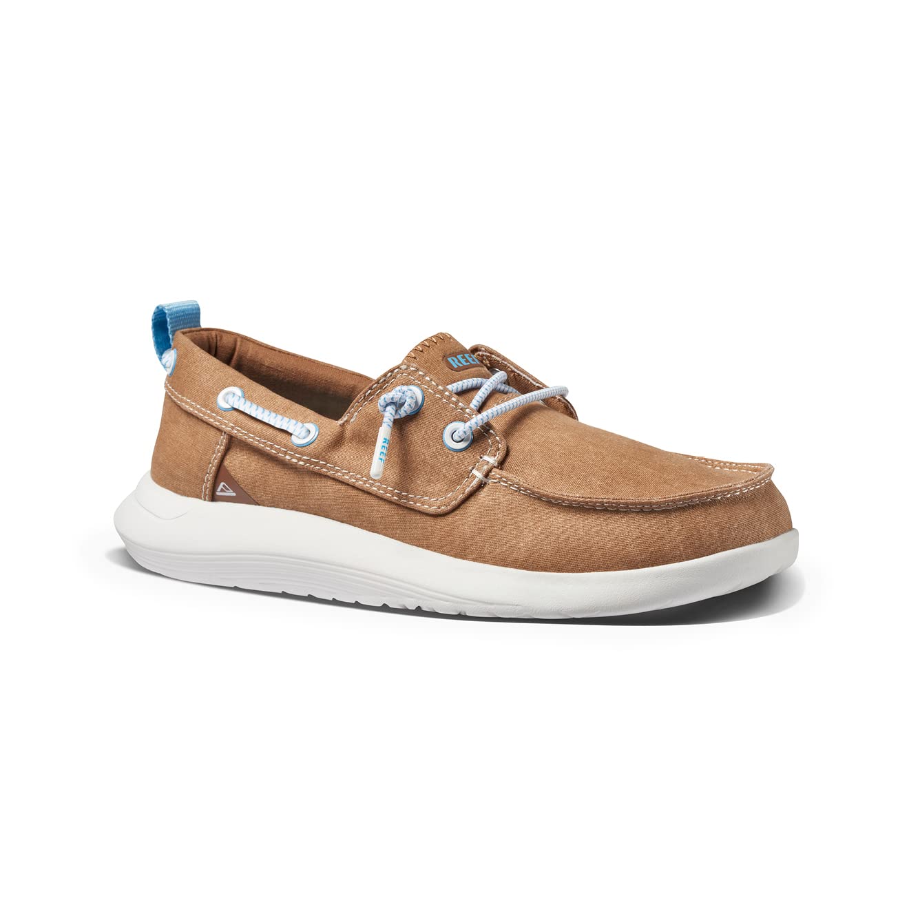 REEF Swellsole Pier Boat Shoe for Men & Women - Comfortable Memory Foam Footbed, Lightweight & Flexible Slip-On Deck Shoes - Perfect for Boating, Beach, and Casual Wear