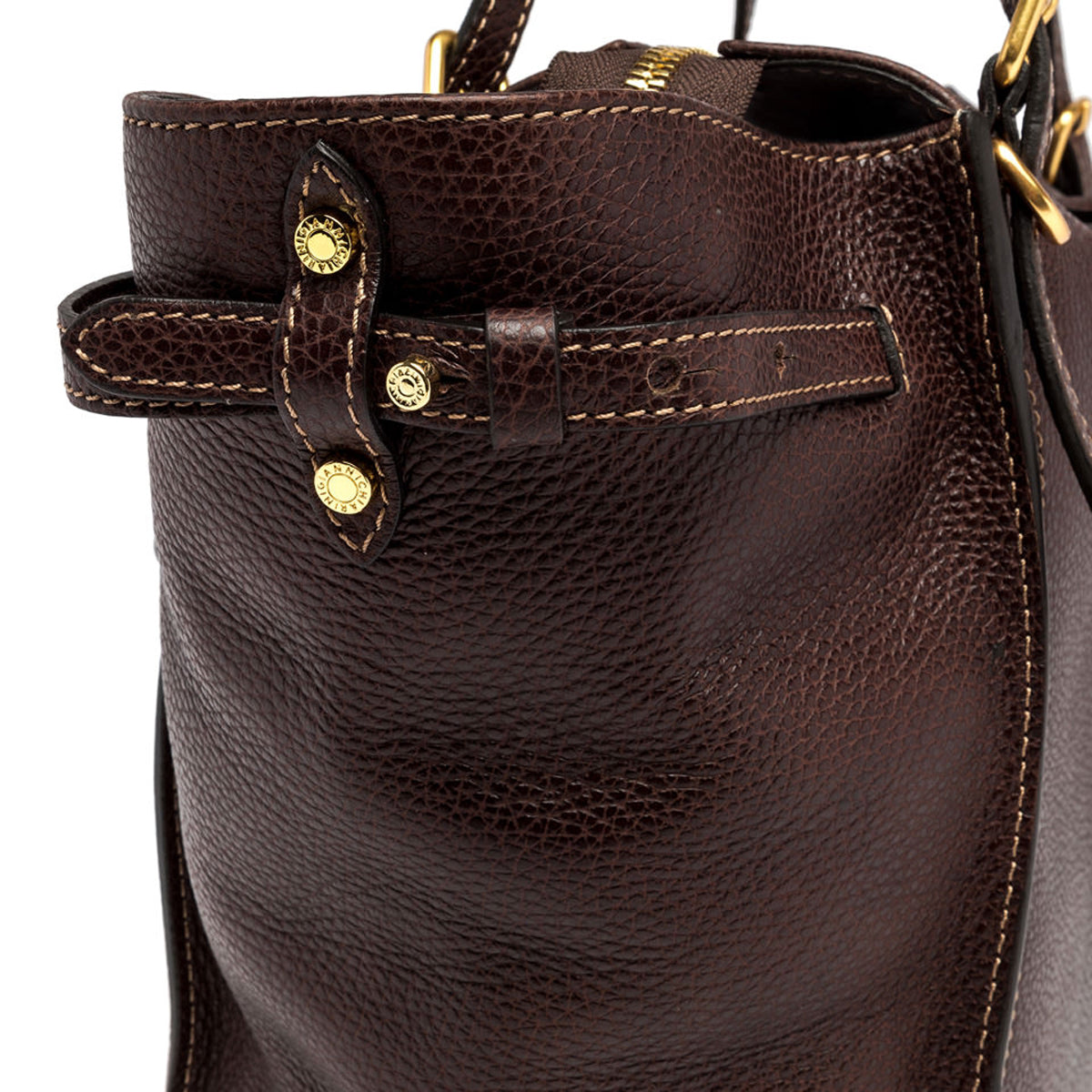 Gianni Chiarini Olly Dark Brown Leather Shoulder Bag BS 11032 RMN - Stylish Crossbody Purse for Women, Perfect for Work, Travel & Everyday Use