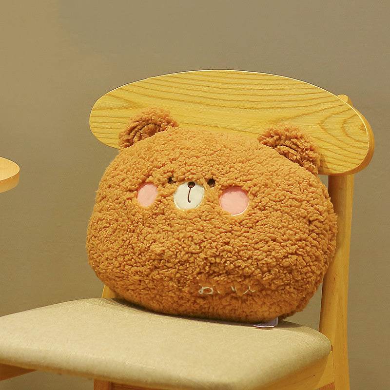 CushPals: Soft Plush Chair Cushion for Office & Gaming - Comfortable Seat Pillow for Desk, Home, and Car Use