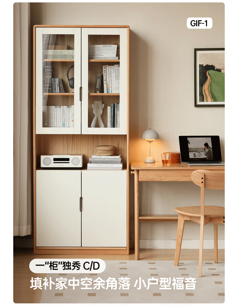 European Beech Solid Wood Bookcase - Full Wall Bookshelf for Home & Office Storage - Perfect for Living Room, Study, or Library Organization