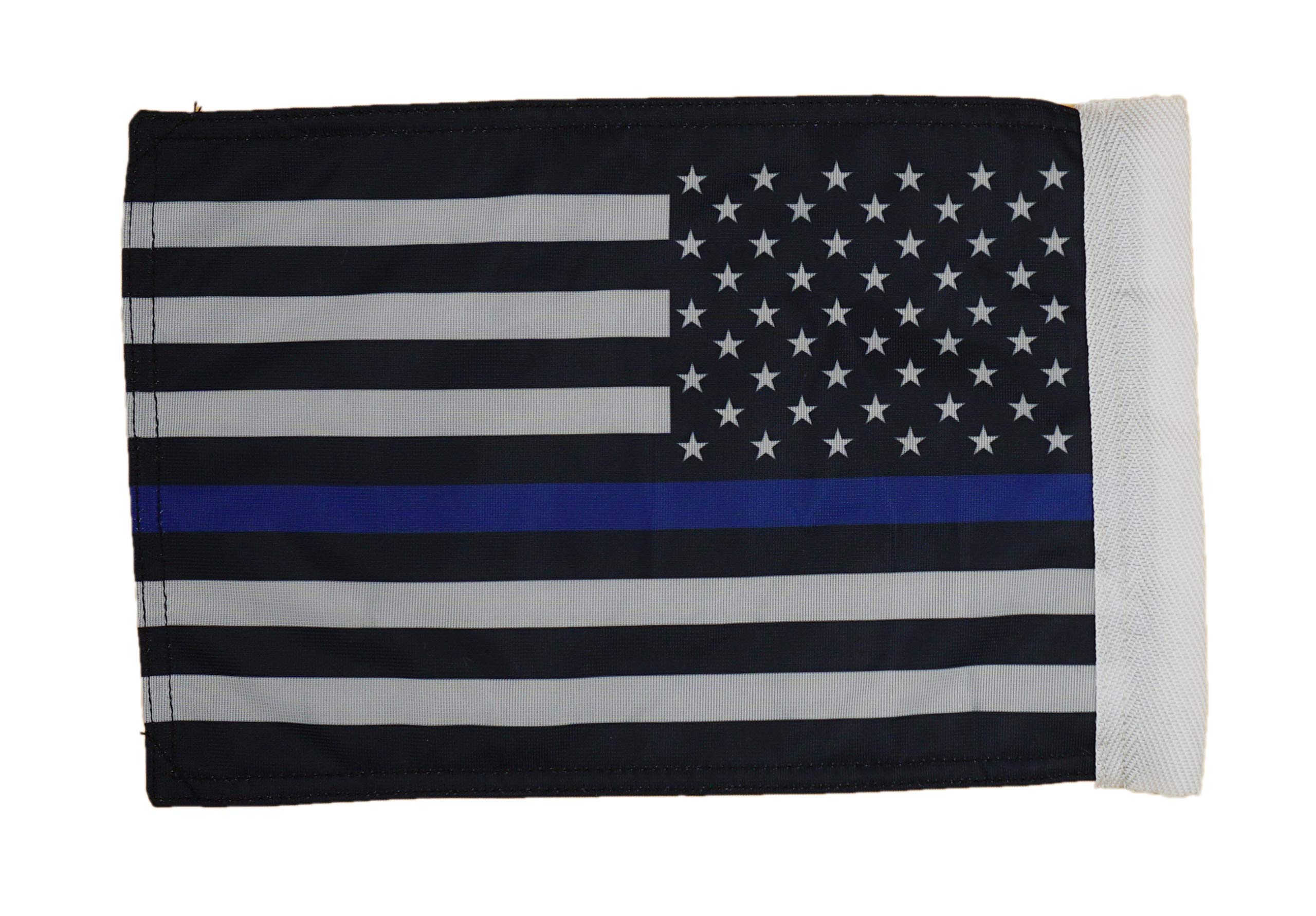 Durable USA Black & Blue Motorcycle Flag 10x15 Inch - Ride in Style