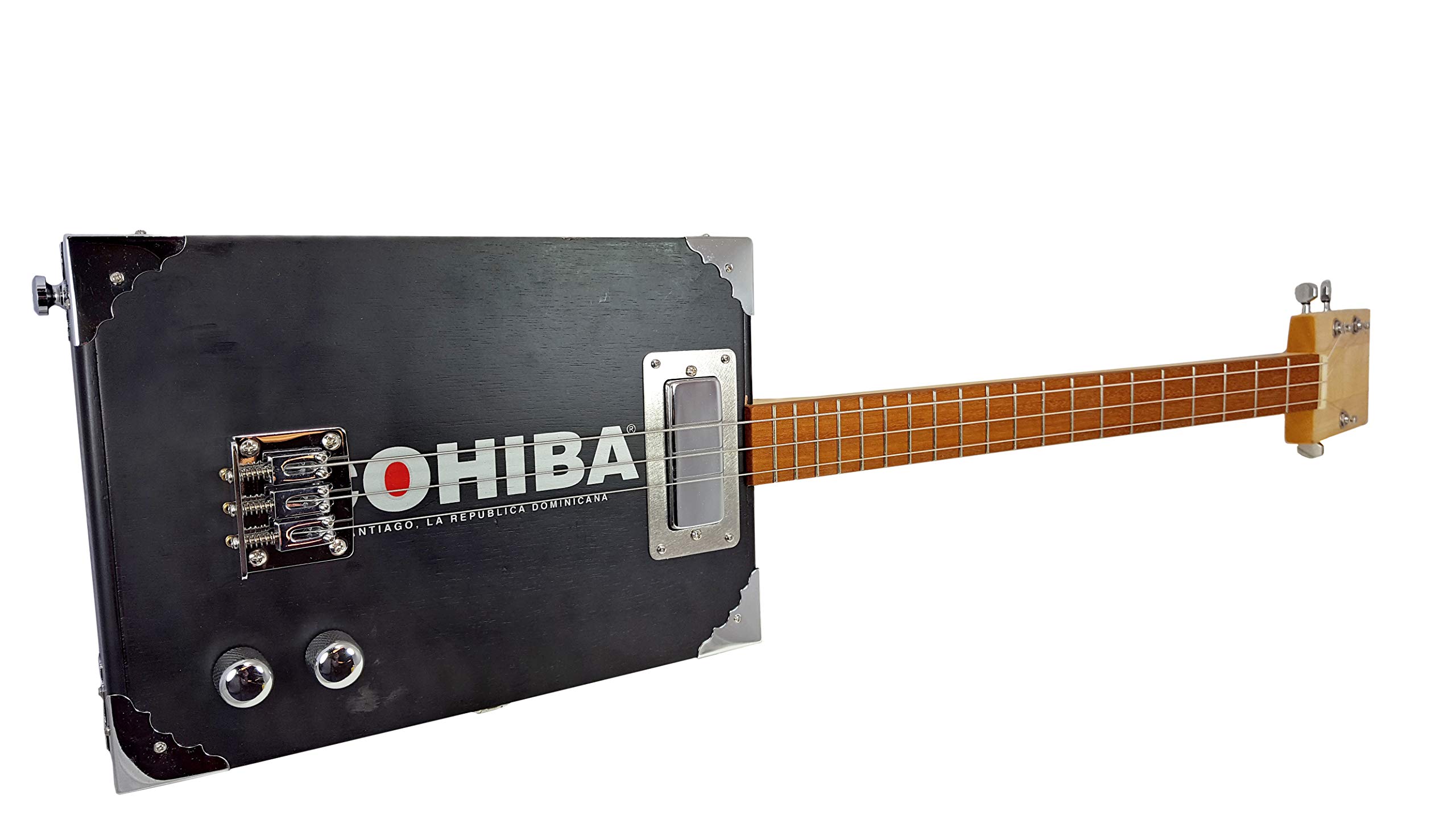 Premium Electric 3-String Cigar Box Guitar Kit by C.B. Gitty - DIY Chicago-Style Blues Instrument for Beginners & Musicians | Perfect for Home Recording, Live Performances & Blues Jam Sessions