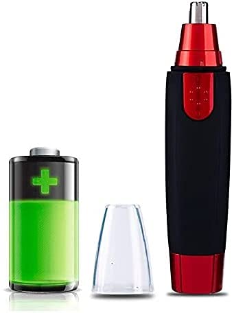 Electric Nose Hair Trimmer for Men & Women - Rechargeable Ear & Facial Hair Clipper - Painless Grooming Tool for Nose, Ears & Eyebrows - Perfect for Travel, Home & Personal Care Routines