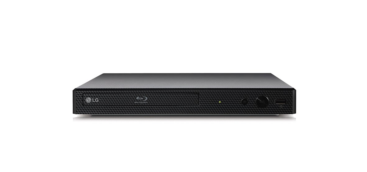 LG BP350 Wi-Fi Blu-Ray Player - 4K Upscaling, Streaming Apps, Dolby Digital (2015 Model) - Perfect for Home Theater & Movie Nights