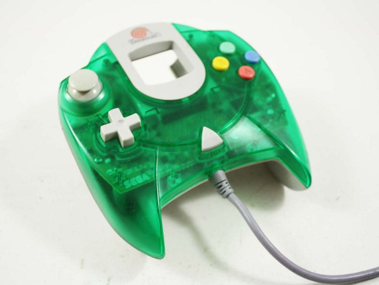Original Sega Dreamcast Controller - Green | Compatible with Dreamcast Console | Perfect for Retro Gaming & Collectors