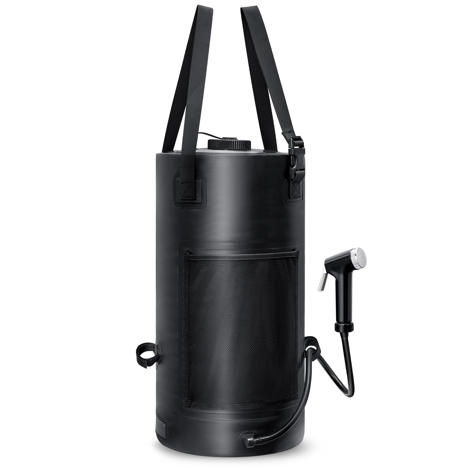 **5 Gallon Solar Shower Bag for Camping - Portable Outdoor Shower with Solar Heating, Upgraded Thickened Leak-Proof Material - Perfect for Travel, Surfing, Hiking & Beach Trips**