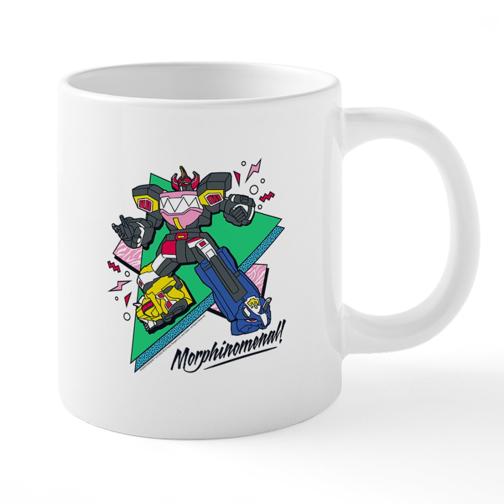 Power Rangers Morphinomenal 20oz Ceramic Coffee Mug - Large Insulated Mega Cup for Hot & Cold Drinks - Perfect for Home, Office, or Gifts for Fans