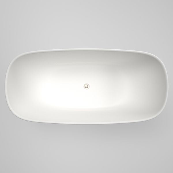 Caroma Contura II 1700mm Freestanding Bathtub - Matte White Finish | Modern Luxury Bath for Spa-Like Relaxation at Home