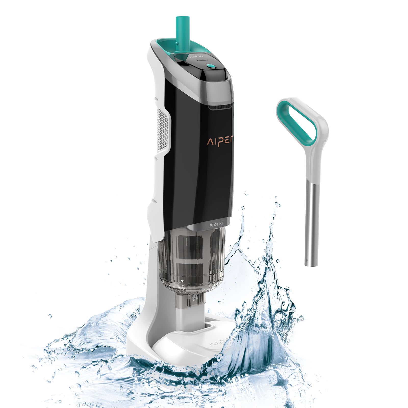 AlPER Cordless Pool Vacuum Cleaner - 8X Strong Suction for Above Ground & Inground Pools, Hot Tubs, Spas | 2 Cleaning Modes, 70 Min Battery Life | Perfect for Pool Corners, Steps & Tight Spaces | Easy Pool Maintenance & Cleaning Solution