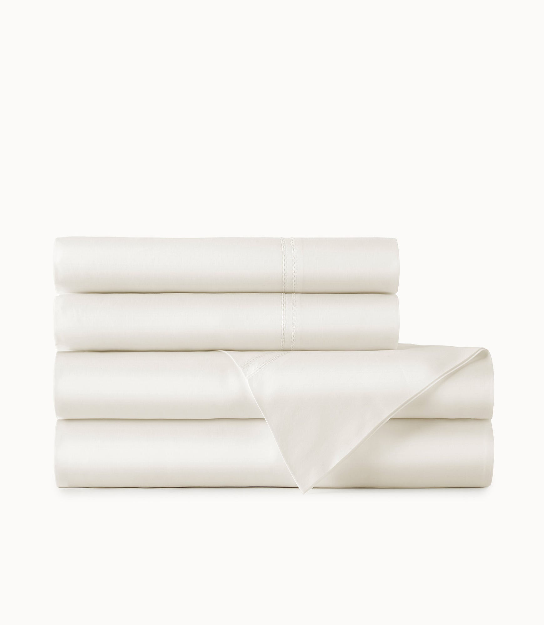 Premium 100% Cotton Lyric Percale Sheet Set - Soft & Breathable Bed Sheets for All Seasons - Perfect for Home, Hotel, and Airbnb Use