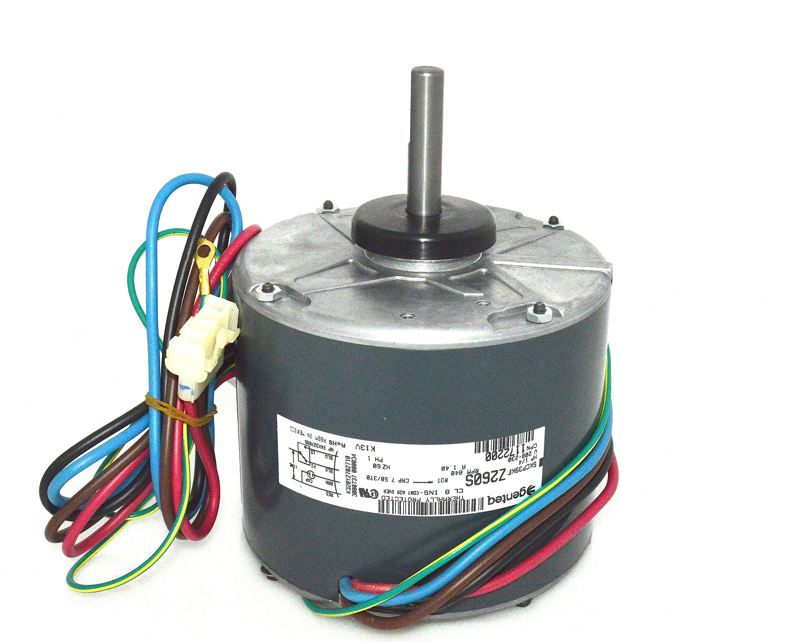Upgraded 1/4 HP 230V Condenser Fan Motor - OEM Replacement for Comfort Maker HVAC Units | Perfect for AC Repair & Home Cooling System Maintenance