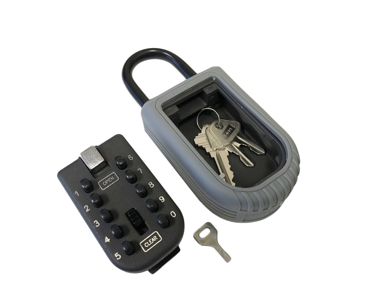 Realtor Outdoor Key Lock Box - Secure Spare Key Storage with 4 Digit Combination Lock | Ideal for Real Estate Agents, Homeowners & Airbnb Hosts