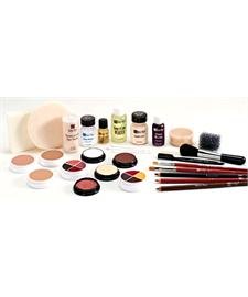 Professional Olive Medium-Deep Cream Makeup Kit - Flawless Coverage for Photos, Videos & Special Events
