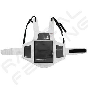 RF Nasycon Fencing Foil Vest with Magnetic Target - Lightweight Protective Gear for Foil Fencing Practice & Competition