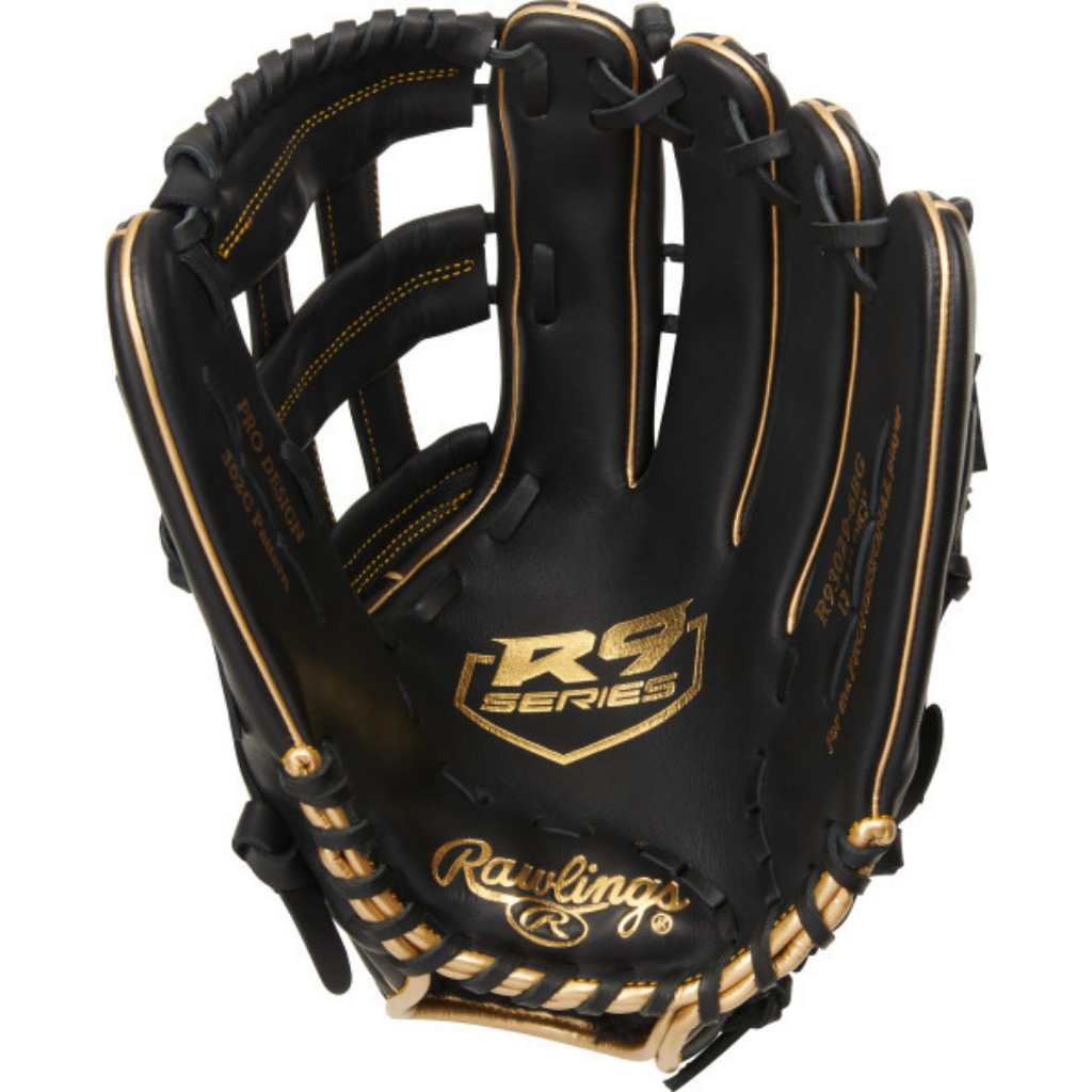 Rawlings R9 Baseball Glove 12.75 Inch - R93029 6BG | Premium Leather Fielding Glove for Baseball Players | Perfect for Practice, Games & Training Sessions