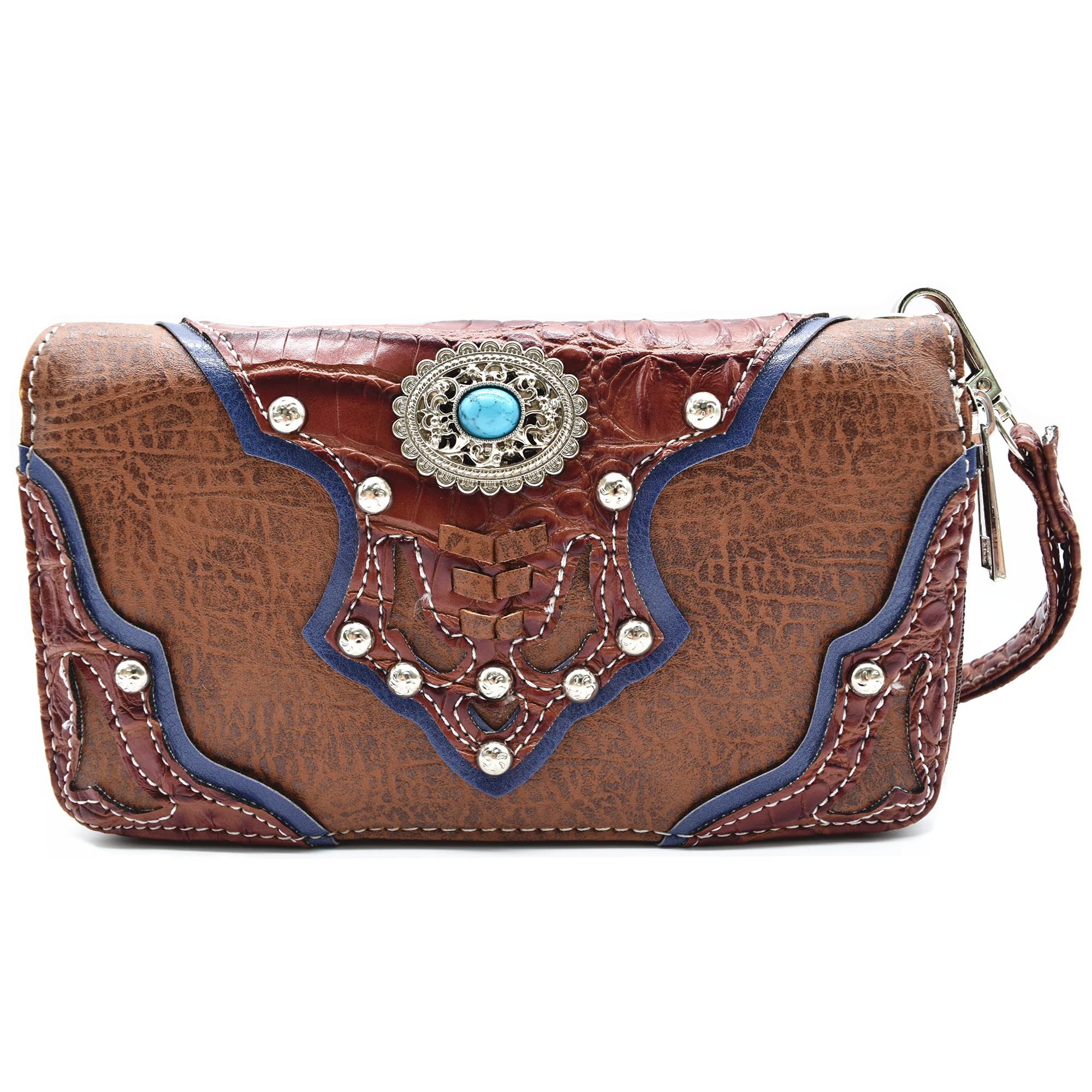Western Cowgirl Tote Bag with Fringe & Conchos - Stylish Country Handbag for Women - Perfect for Rodeo & Outings