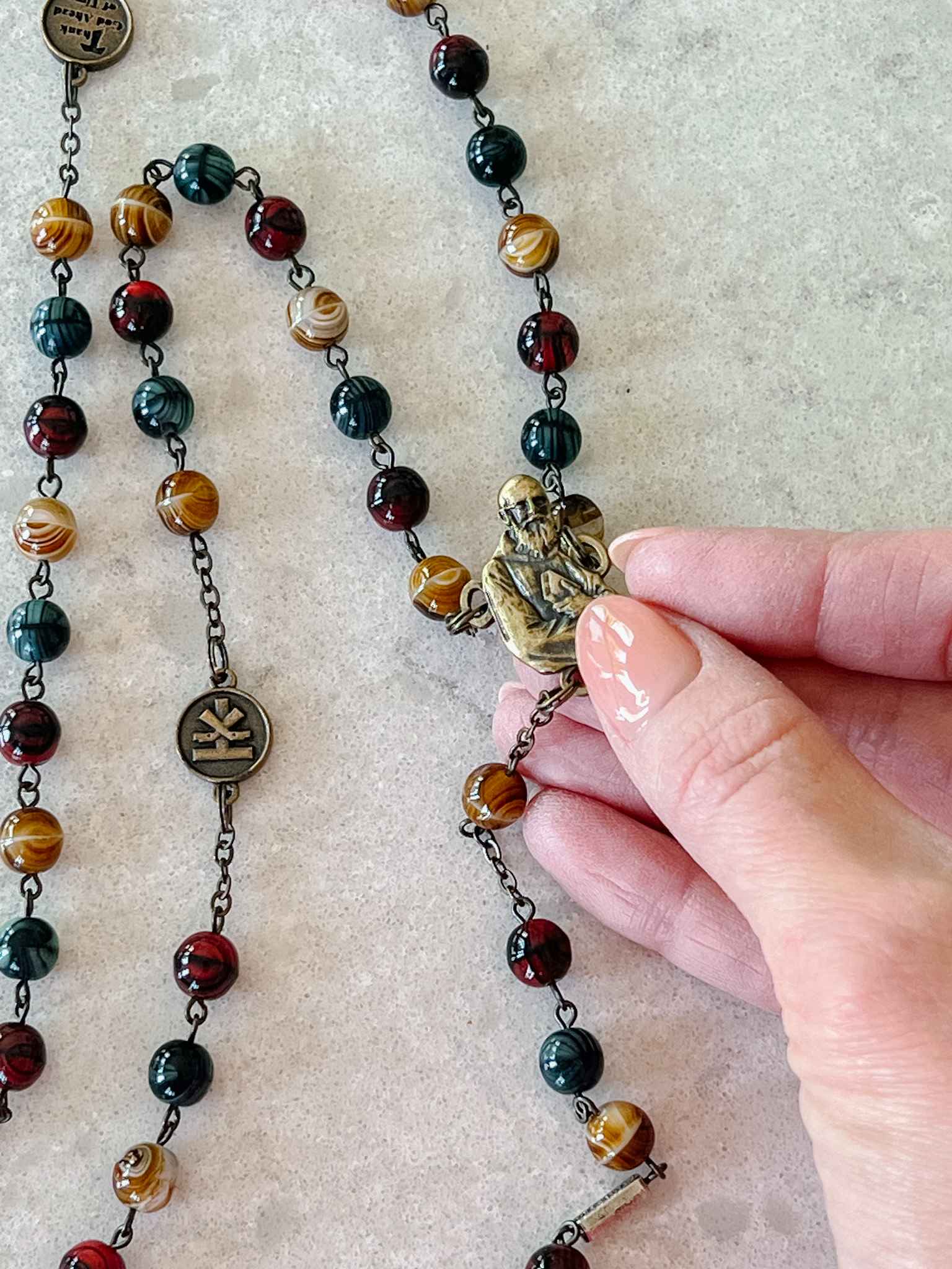 Blessed Solanus Casey Rosary - Catholic Prayer Beads for Devotion & Meditation | Perfect for Daily Prayer, Church Use & Spiritual Gifts