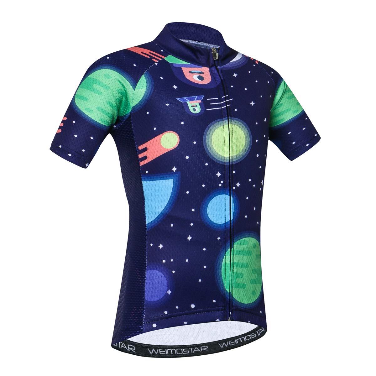 **Kids' Boys Girls Short Sleeve Cycling Jersey – Breathable & Comfortable Youth Bike Shirt for Outdoor Sports & Summer Riding**
