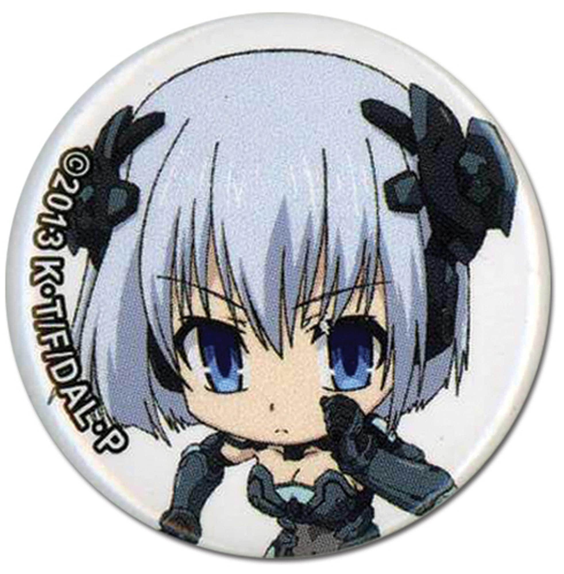 Date A Live Tobiichi Origami Button Badge - Anime Collectible Pin for Fans, Cosplay & Gifts - Perfect for Backpacks, Jackets & Conventions