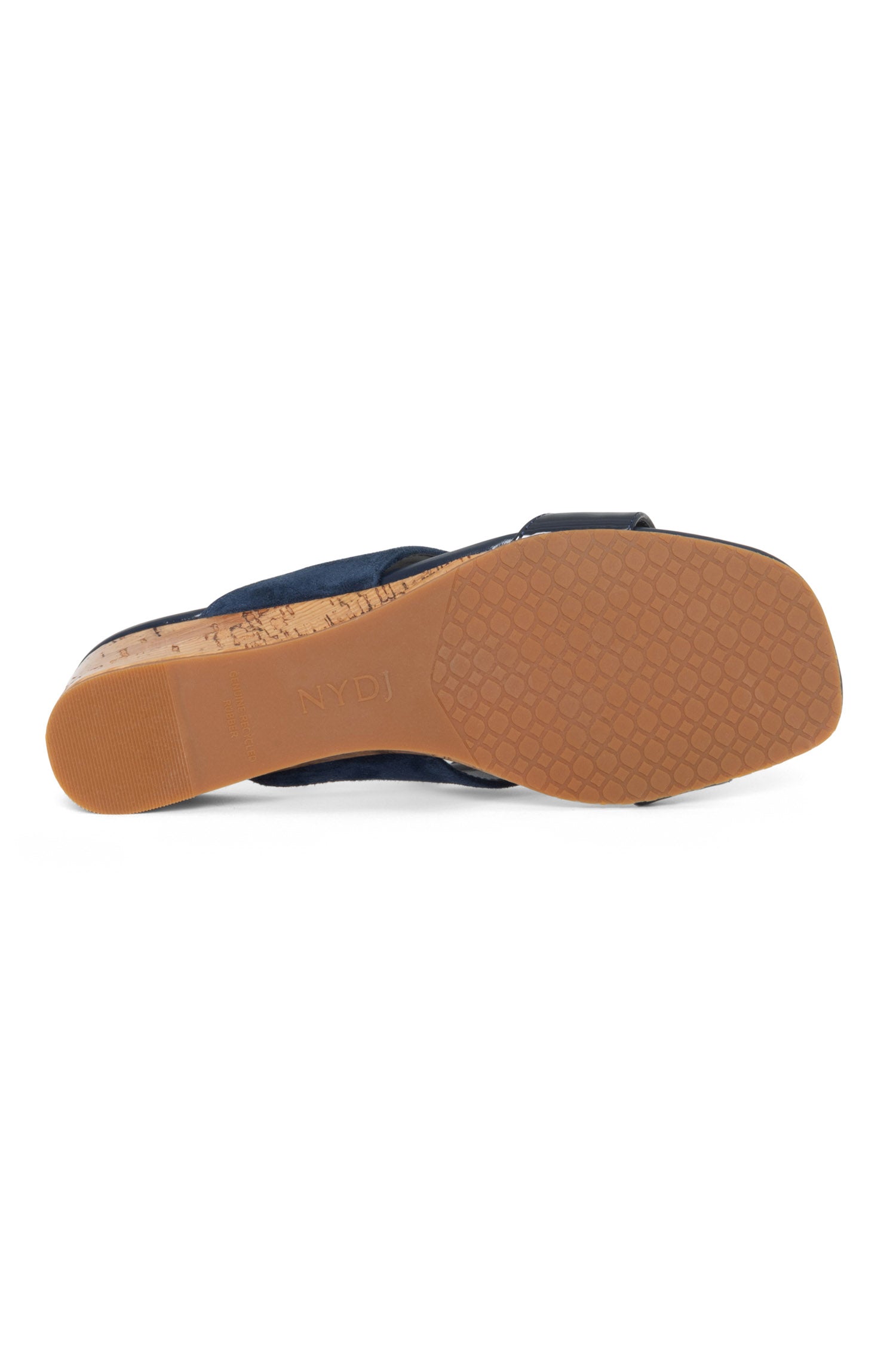 Contessa Women's Navy Wedge Sandals - Comfortable Summer Beach Shoes for Walking, Travel & Casual Outings