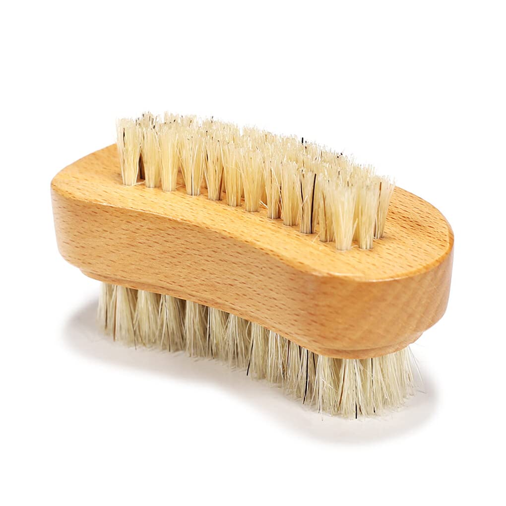 Double Sided Nail Brushes for Manicure & Pedicure - Professional Nail Art Tools for Cleaning, Cuticle Care & Polish Removal - Perfect for Salon, Home Spa & DIY Nail Care