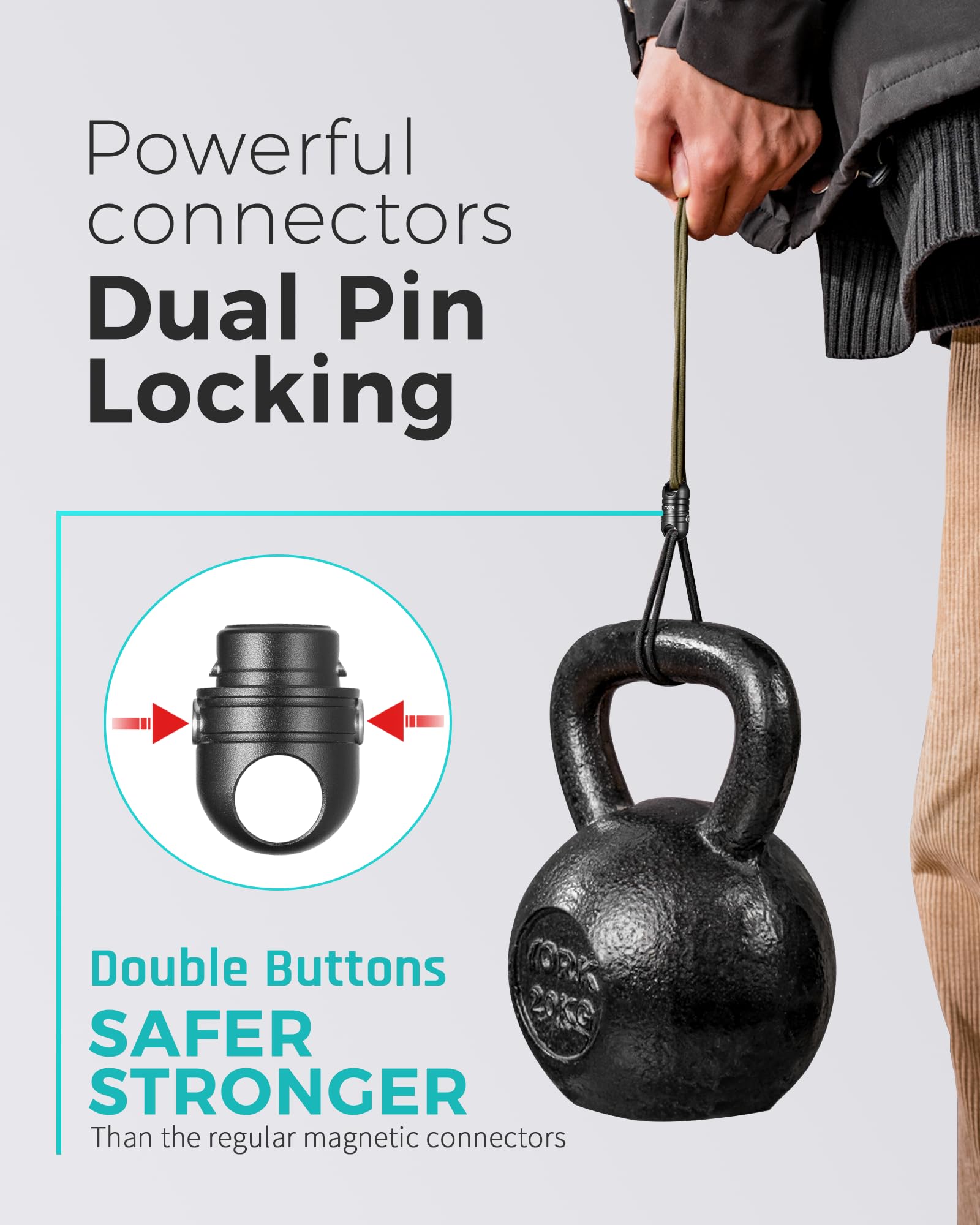 Magnetic Quick Release Keychain Holder - Detachable Key Ring Connector for Car Keys, House Keys & Office Keys | Secure & Convenient Key Organizer for Men & Women | Perfect for Everyday Carry, Travel & Key Management